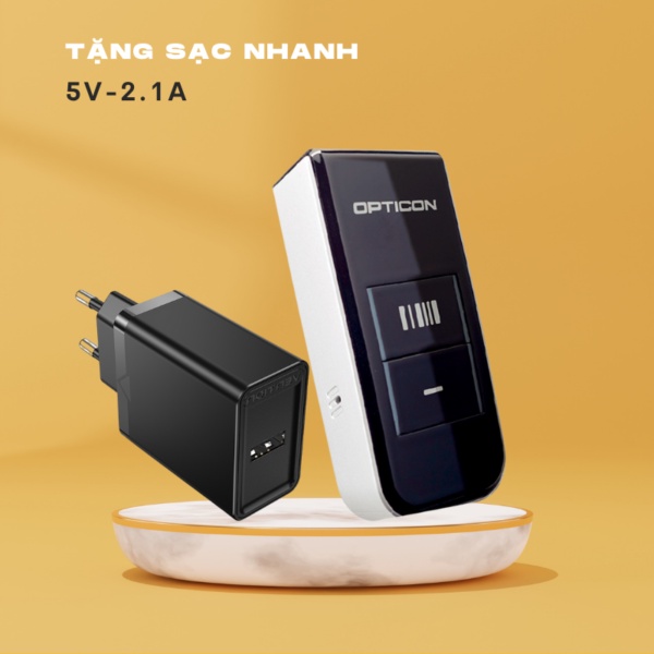 Máy quét mã vạch OPTICON PX20 ( HÀNG CHÍNH HÃNG) - BH 2 năm - Tặng củ sạc đa năng