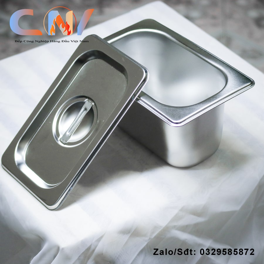 Khay topping, đựng thạch đa năng 1/9 sâu lòng 17,6 x 11 KPT19 thương hiệu CNV