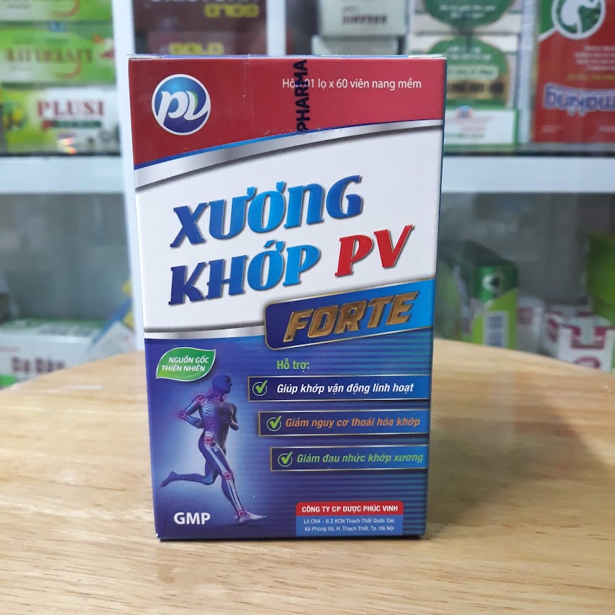 [Chính hãng] Xương khớp PV Forte lọ 60 viên