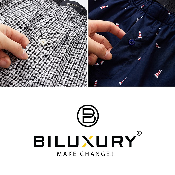 [Mã FAMALLT5 giảm 15% đơn 150K] Biluxury combo quần ngủ nam boxer cotton thoáng mát thun co giãn màu bất kỳ | BigBuy360 - bigbuy360.vn
