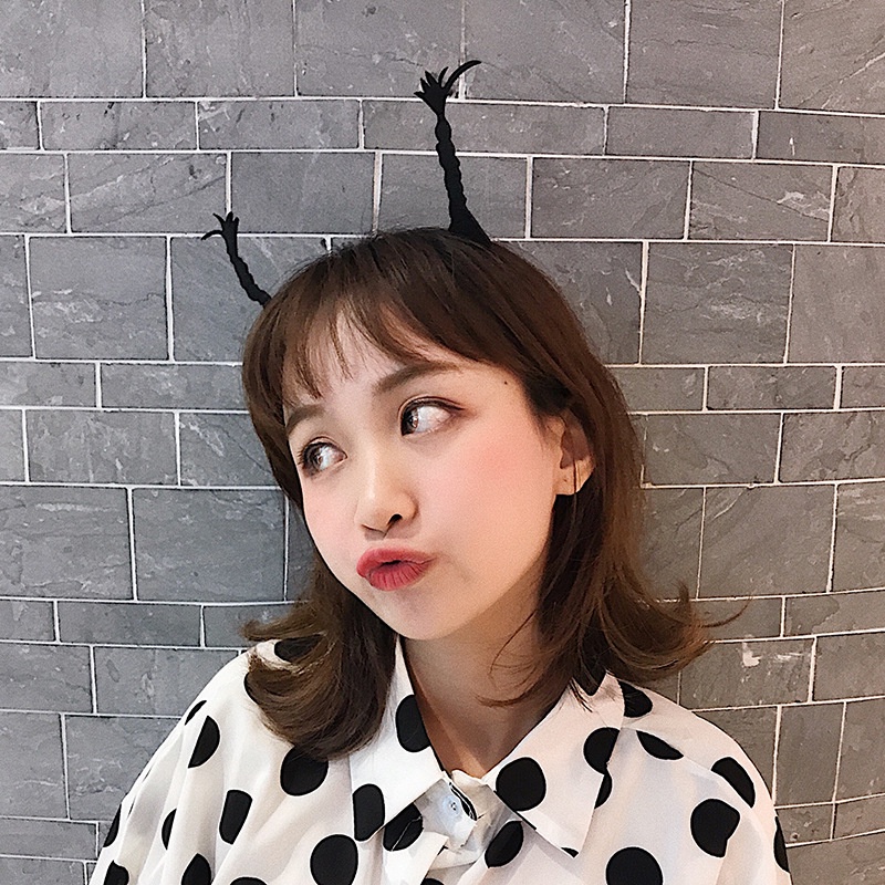 Băng đô cài tóc hình cánh ác quỷ dễ thương cho bé