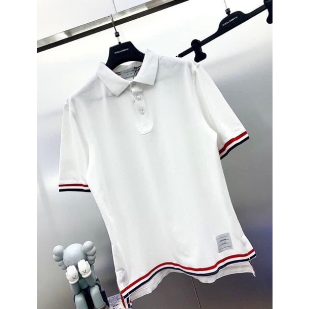 Áo Polo Phối Viền Siêu Hót, Áo Polo Form Rộng Tay Lỡ, Chất Cotton Loại 1