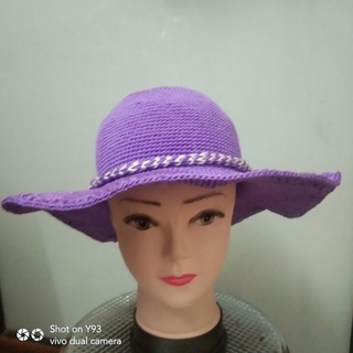 Mũ vành rộng sợi thô(hàng handmad)