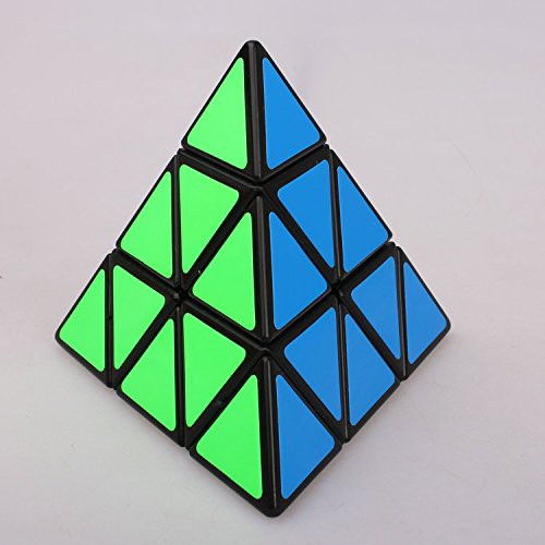 Rubik Biến Thể Pyraminx - Rubik Tam Giác 3x3 Cao Cấp Viền Đen, Xoay trơn, Cực Mượt - Ảnh, Video thật sản phẩm