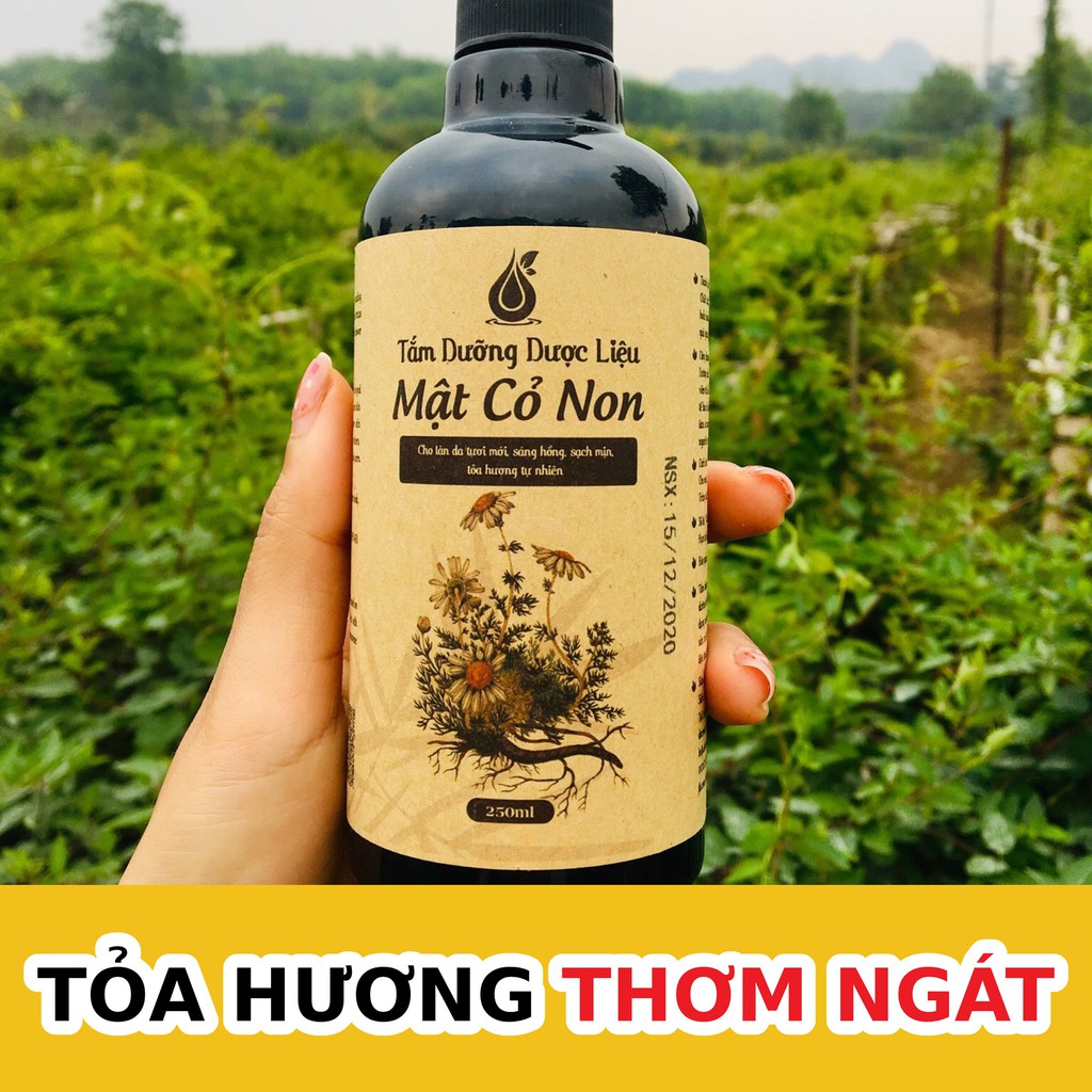 Sữa Tắm dược liệu Mật Cỏ Non Độc Mộc - phù hợp cho cả mẹ bầu và bỉm sữa .ĐTLV