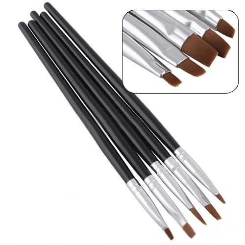 Bộ 5 Cọ Vẽ Móng Tay Nghệ Thuật