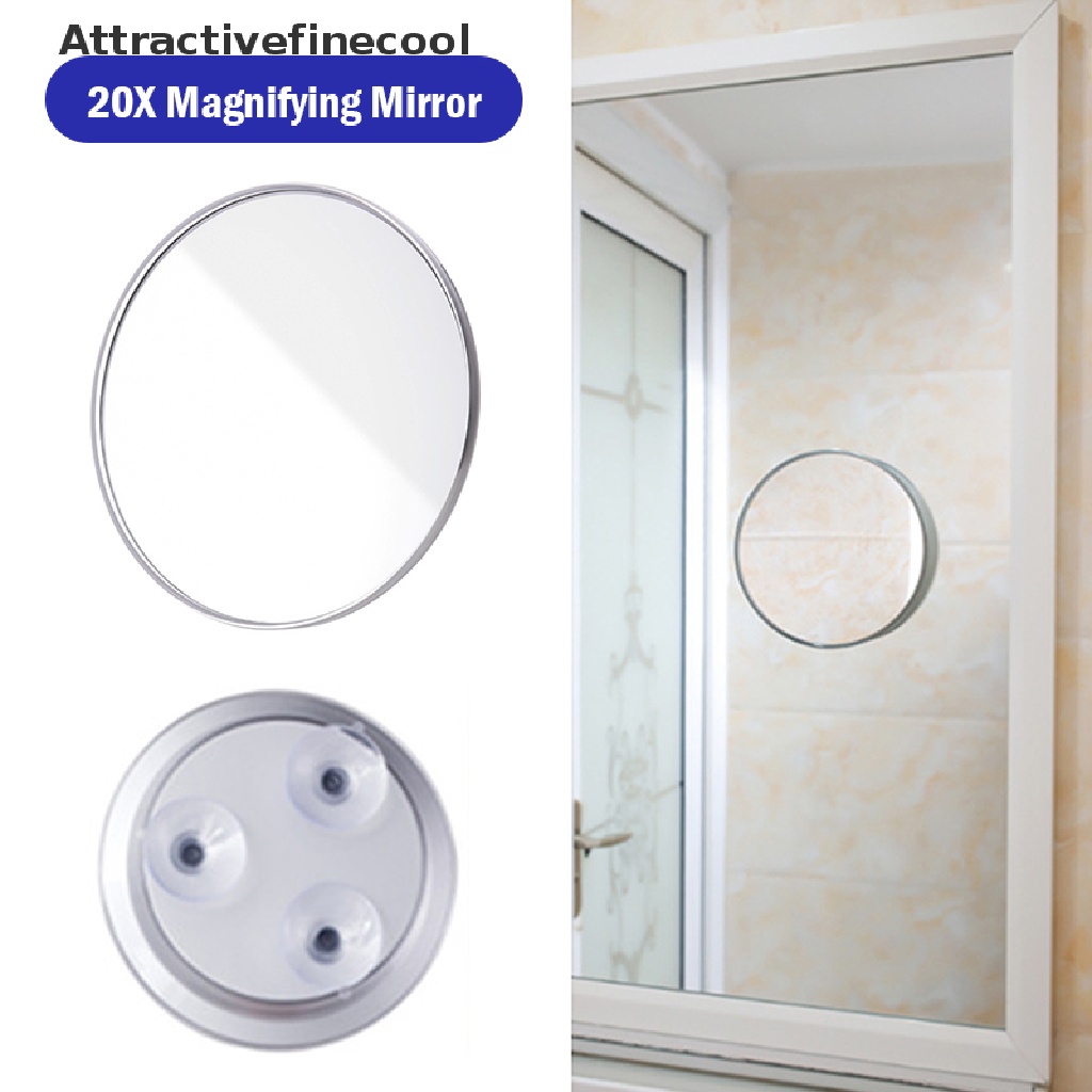 [Hàng mới về] Gương trang điểm phóng đại 20X với 3 giác hút