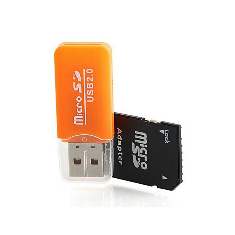 Đầu đọc thẻ nhớ mini nhiều màu USB 2.0