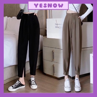 Quần baggy bo gấu kéo khoá hàng mới ra - Quần bo gấu  khóe khóa 2 màu đen nâu