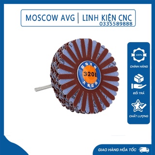 Chổi giấy nhám quật gỗ chà nhám và đánh bóng gỗ sử dụng máy khoan cầm tay số 60 80 100 120 150 180 240 320
