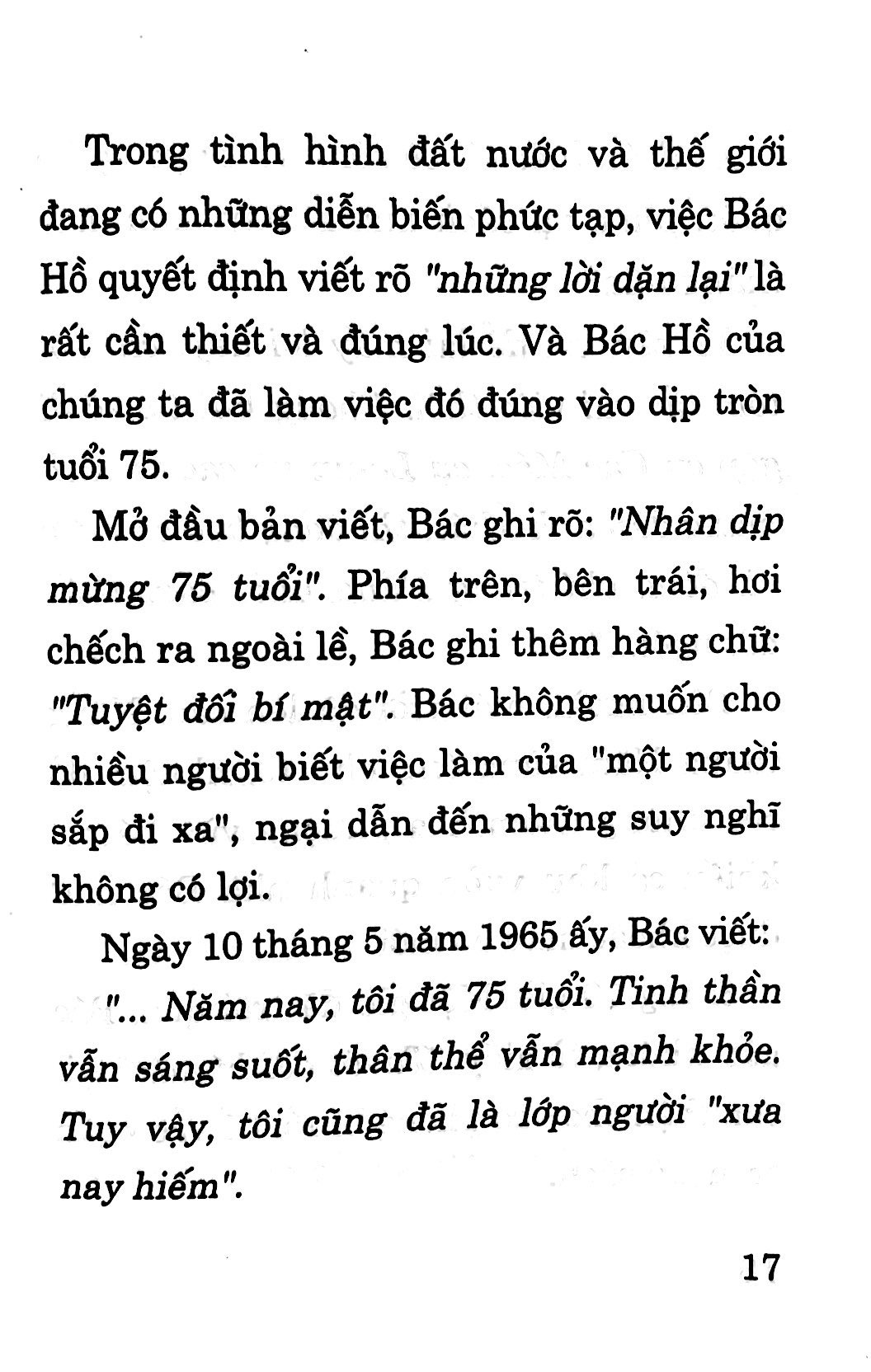 Sách Bác Hồ Viết Di Chúc | BigBuy360 - bigbuy360.vn