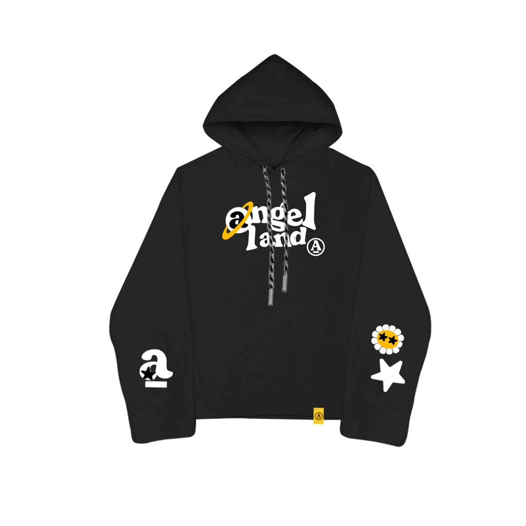 Áo hoodie Angel-Land chính hãng Star Sky- ĐEN Unisex | BigBuy360 - bigbuy360.vn
