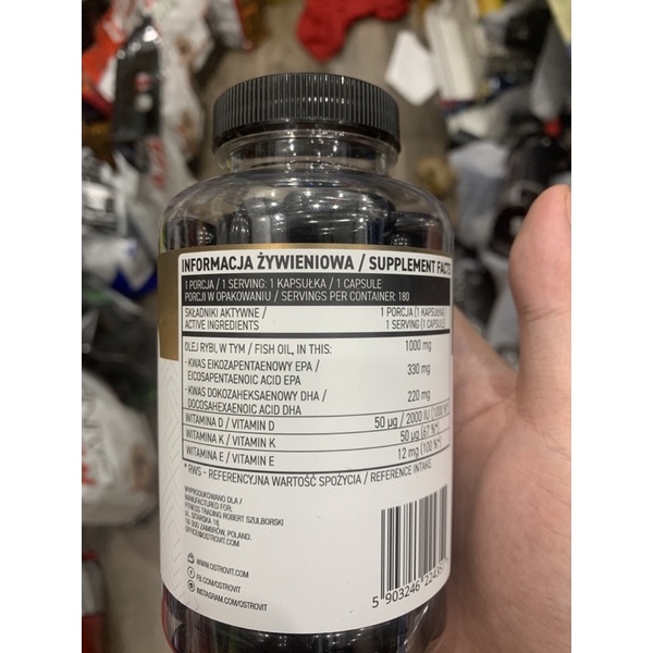 Viên Dầu Cá Ostrovit Omega 3 D3 + K2 - Omega3 D3 K2  - Mọi Dưỡng Chất Cho 1 Cơ Thể Khỏe Mạnh