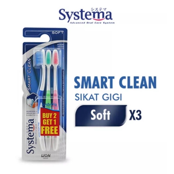 Set 3 Bàn Chải Đánh Răng Thông Minh Systema