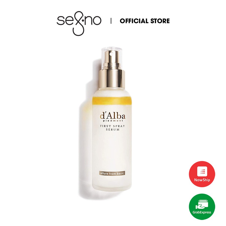 Xịt khoáng tinh chất nấm trắng d'Alba White Truffle First Spray Serum 100ml dưỡng trắng, cấp ẩm và căng bóng da