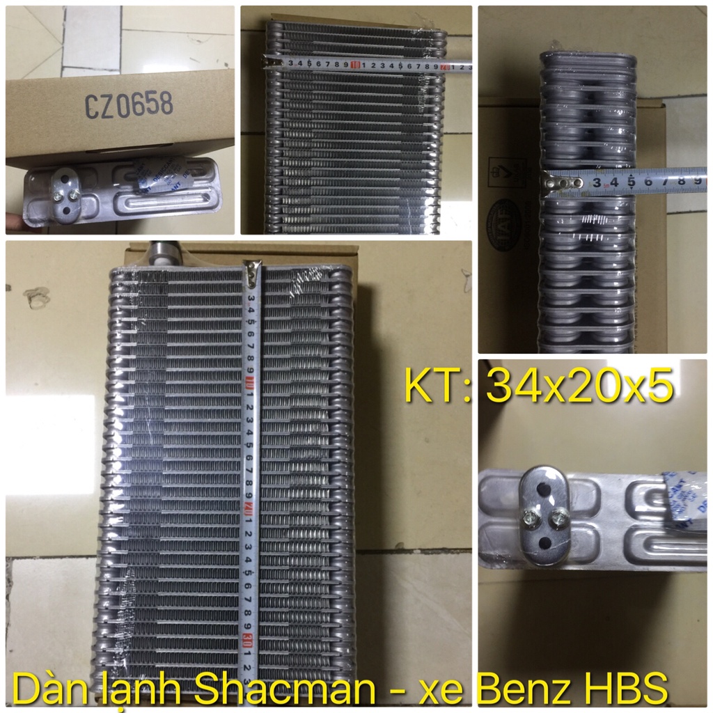 VẬT TƯ ĐIỆN LẠNH ACVISA - Dàn lạnh HBS xe tải các dòng xe Shacman / xe Benz