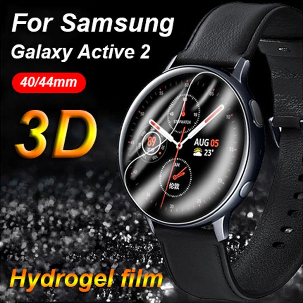 Miếng Dán Hydrogel TPU Mềm Chống Nổ 40mm 44mm Cho Đồng Hồ Thông Minh Samsung Galaxy Watch Active 2