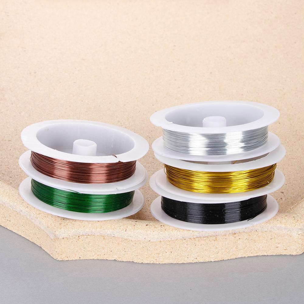 Cuộn Dây Sắt 10M Dùng Làm Vòng Hoa Khô / Trang Sức Mềm Mại Tiện Dụng