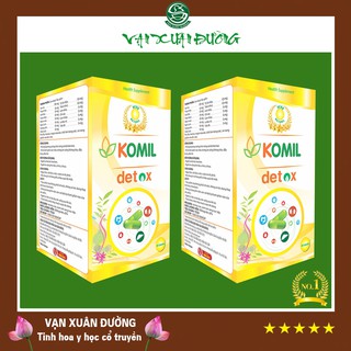 [Combo 2 hộp] Hôi miệng Komil Detox của Vạn Xuân Đường làm thơm miệng, khử tận gốc nguyên nhân hôi miệng