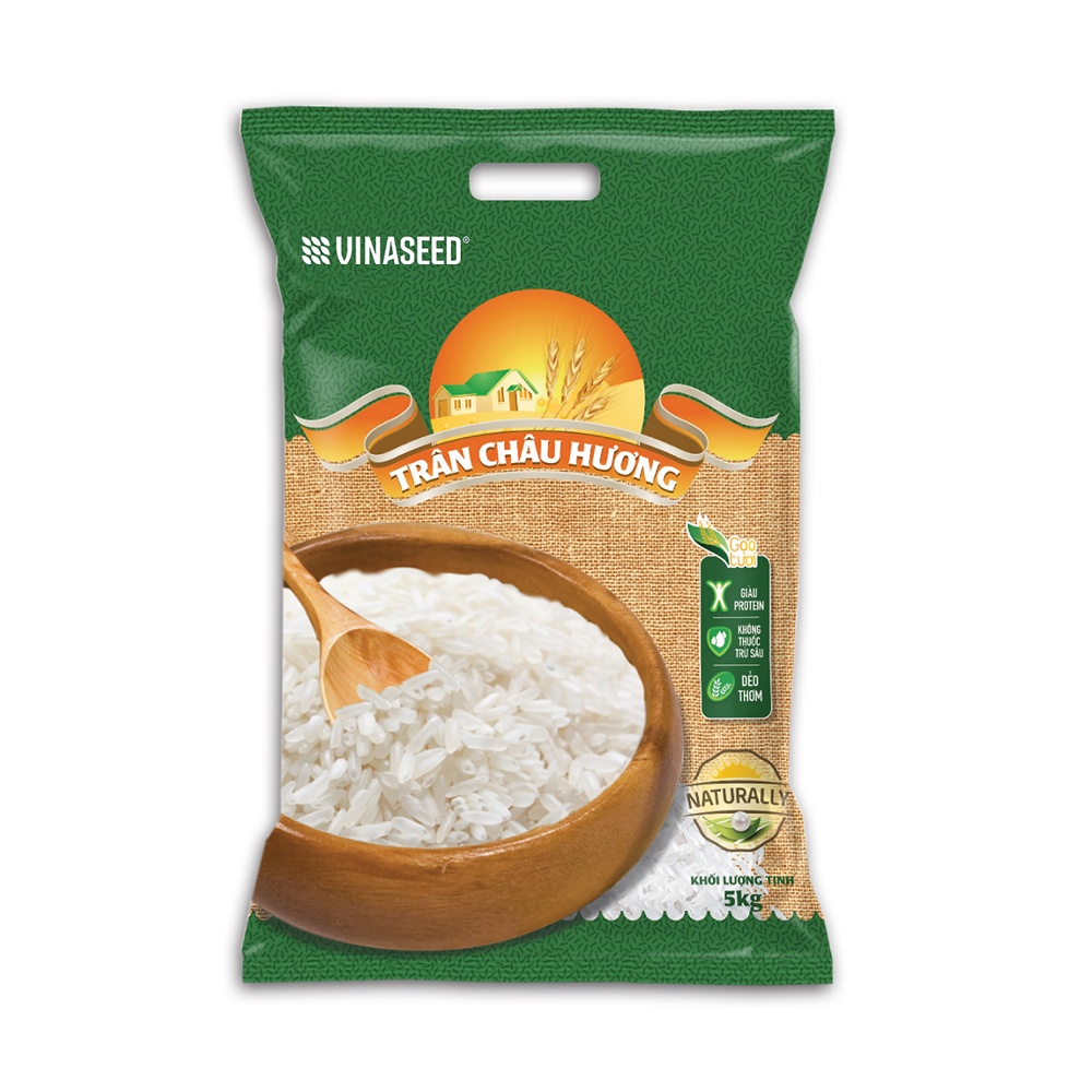 Gạo trân châu hương Vinaseed-Túi 5kg