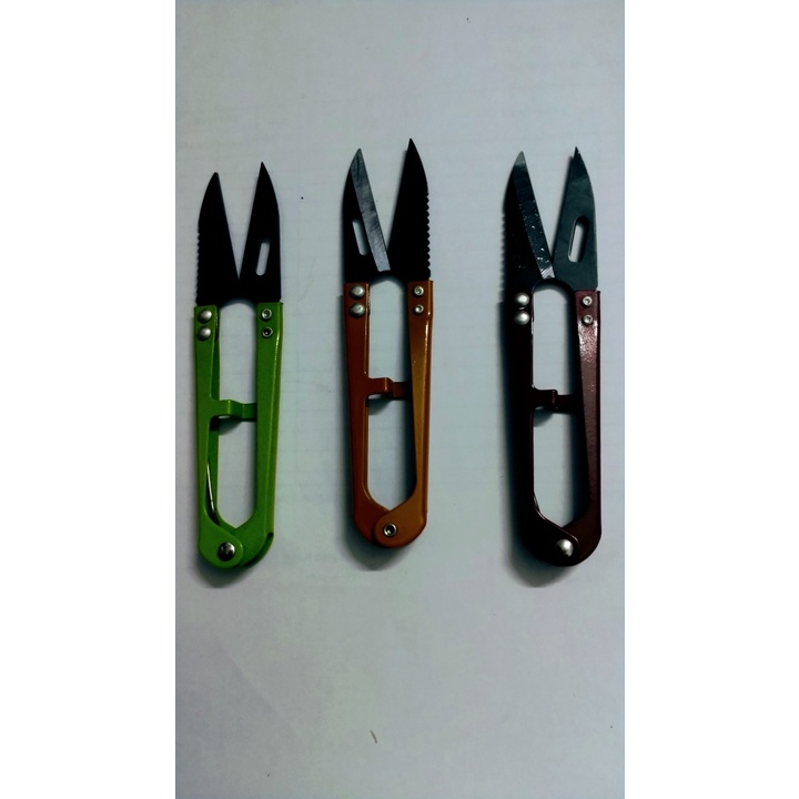 Combo 12 Kéo bấm răng cưa YJL-198. Akiton. Pin không rỉ