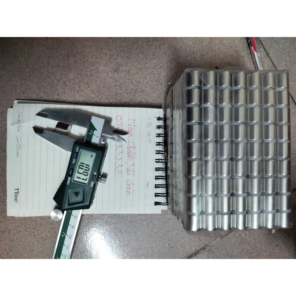 [NCSG] Nam châm đất hiếm 11x11mm N52