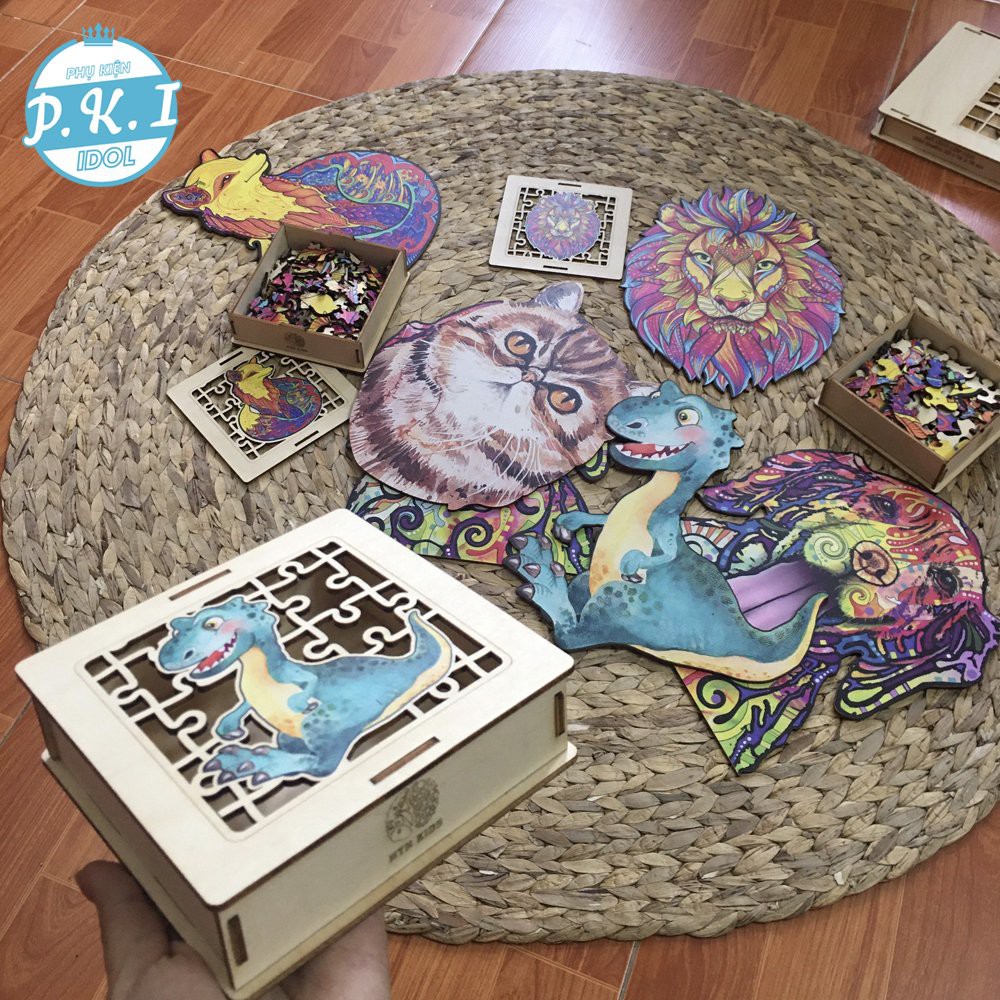 Bộ Xếp Hình PUZZLE Cho Bé – Hình Khủng Long Con Đáng Yêu