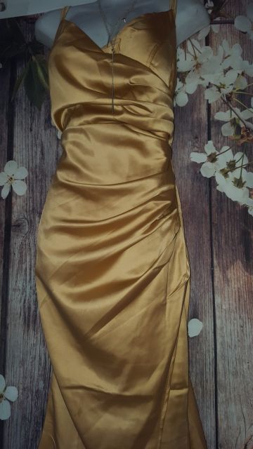 Váy phi lụa 2 dây victorkèm ảnh thật