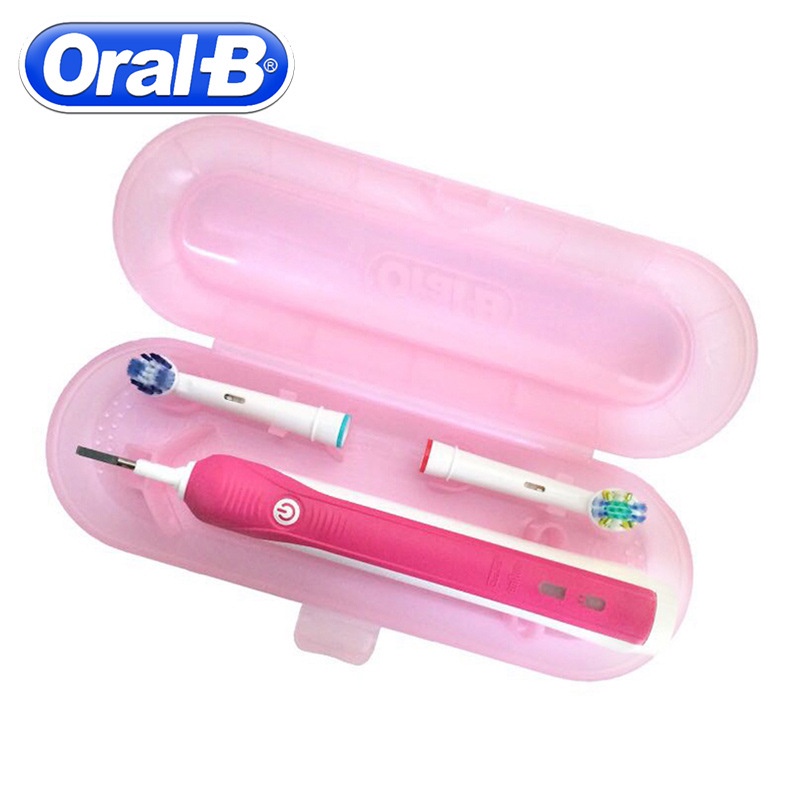 Hộp đựng bàn chải điện Oral-B nhựa mờ siêu bền