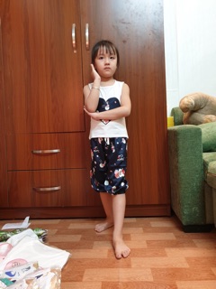 Bộ ba lỗ cho bé gái