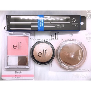 Set 4 món Elf - má hồng, tạo khối, highlighter, mascara