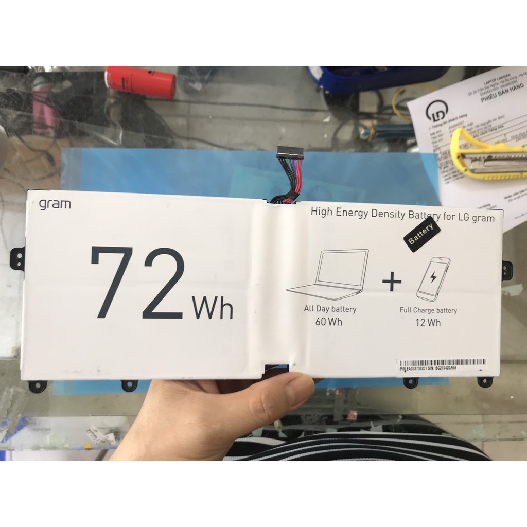 Pin LG Gram 2018 13Z980 13Z990 14Z980 14Z990 15Z980 15Z990 LBS1224E battery 72wh