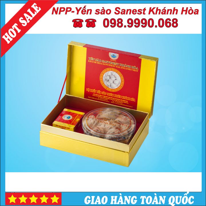 CAO CẤP Yến Sào Sanvinest Khánh Hòa Chính Hiệu Nguyên Tổ - Hộp 100 Gram (S110)