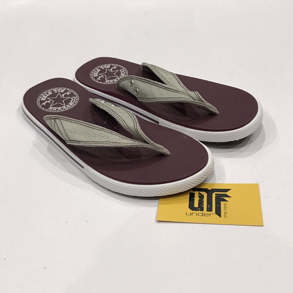 Dép converse tím quai xám xỏ ngón chính hãng