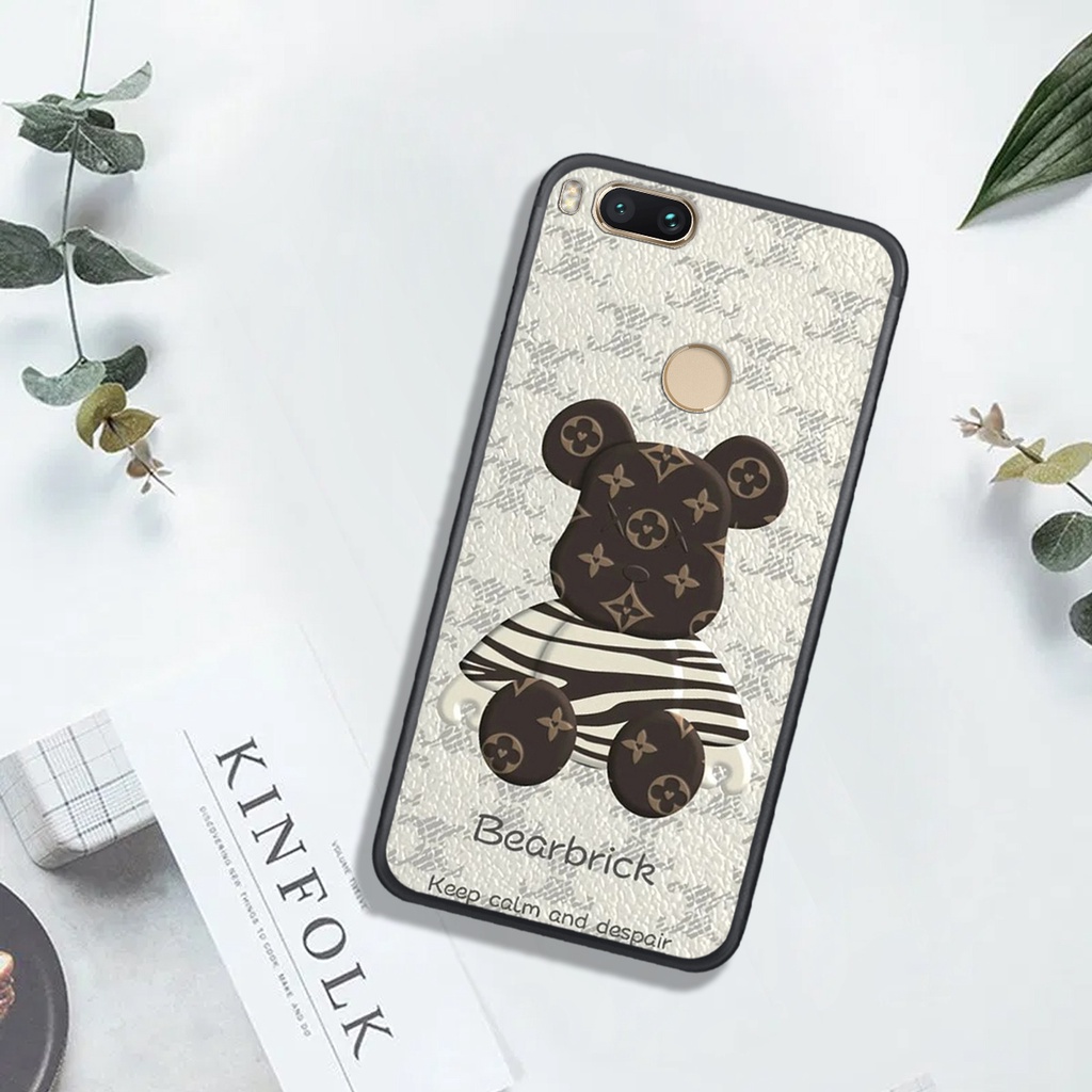 [HOT]ỐP  XIAOMI MI 5X - MI A1 , In Hình Gấu Robot họa tiết L-V màu sắc cực đẹp.