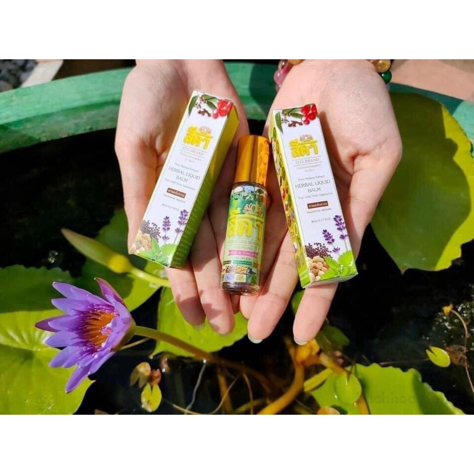 Herbal liquid balm sita brand dầu thảo ḋược 20 vị Thái