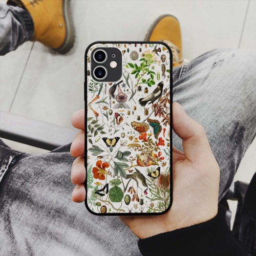 Ốp lưng iphone hình nature collage art aesthetic cạnh vuông  cho các dòng SAMSUNG PAP20210788