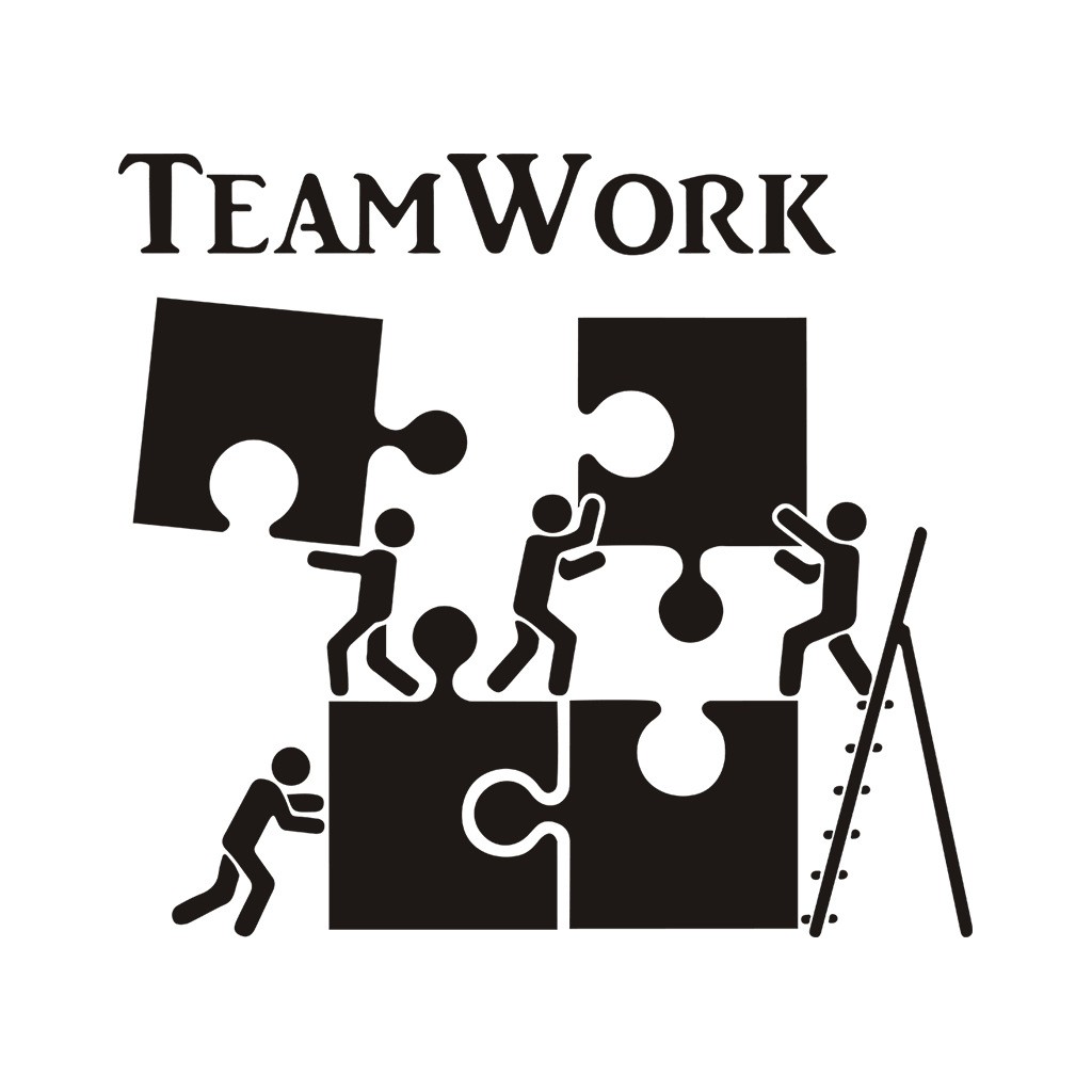 Decal trang trí văn phòng TEAM WORK - decal dán tường đẹp nội dung ý nghĩa AmyShop