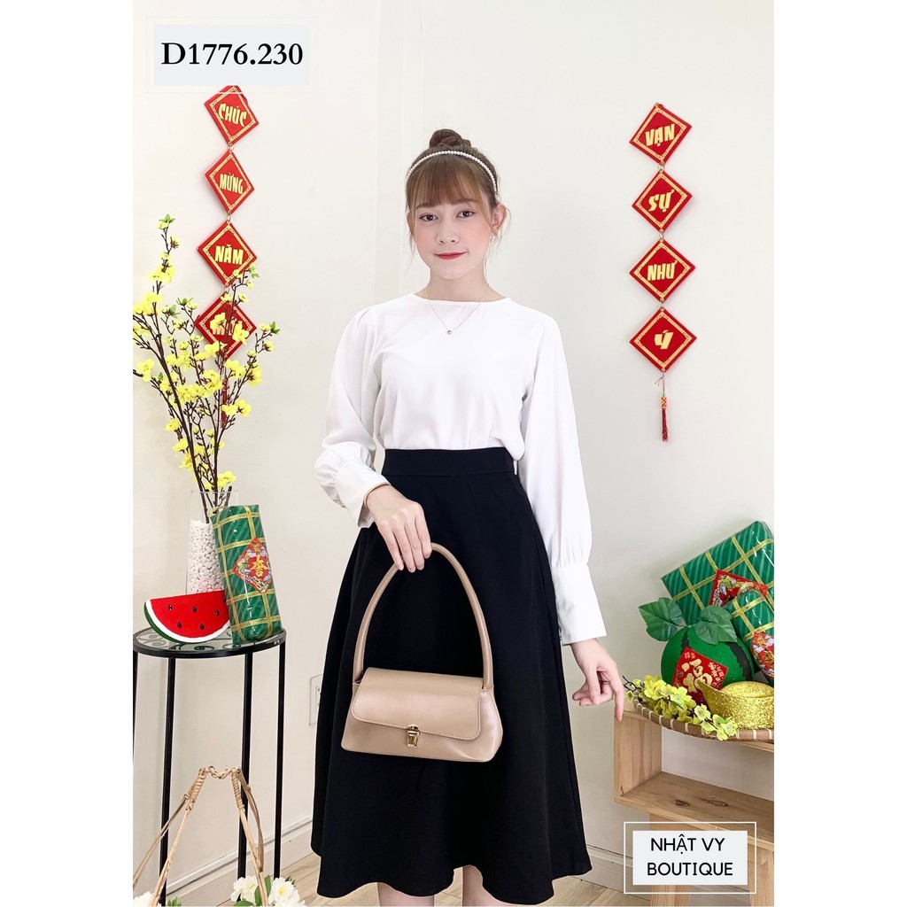 CHÂN VÁY TRƠN FROM DÀI - D1776 | BigBuy360 - bigbuy360.vn