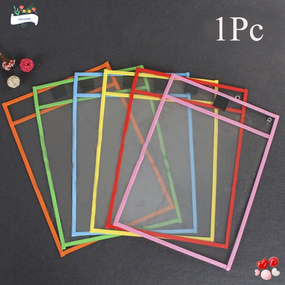 Túi đựng tài liệu trong suốt nhiều màu có thể tái sử dụng