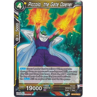 Thẻ bài Dragonball - TCG - Piccolo, the Gate Opener / BT14-104'