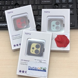 Miếng dán bảo vệ camera TOTU cho iPhone 11 nhiều màu