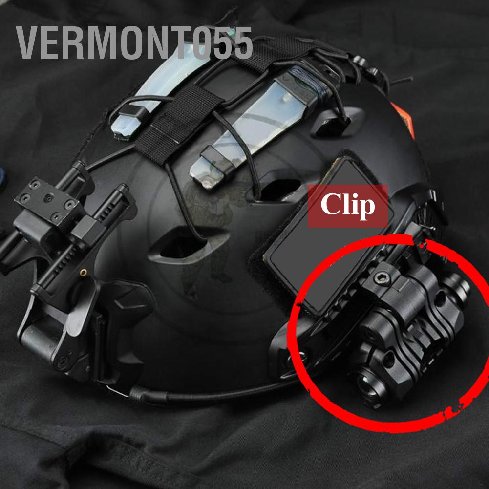 Có thể bán buôn Giá đỡ đèn pin phát hành nhanh bằng nhựa Kẹp kẹp phụ kiện gắn cho mũ bảo hiểm nhanh Vermont055  Hàng giao ngay