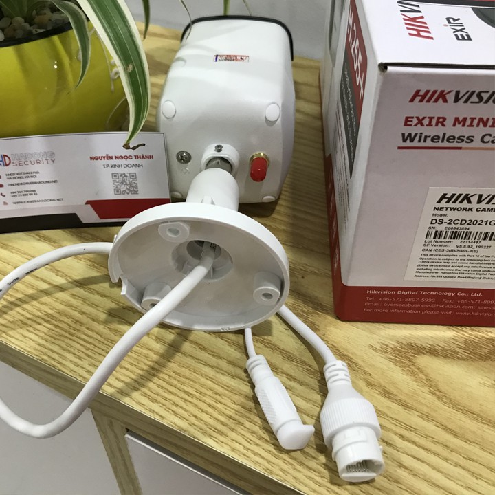 Camera Hikvision 2MP WIFI Âm thanh DS-2CD2021G1-IDW1 Hồng ngoại 30m