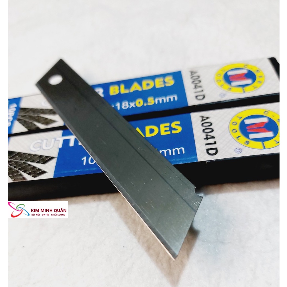 Lưỡi Dao Rọc Giấy Thép Đen SK5 100*18*0.5mm A0041D CMART