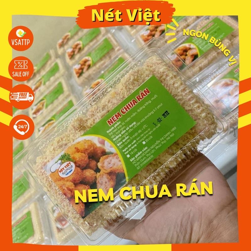 Nem chua rán Nét Việt, nem chua rán phố cổ hộp 20 chiếc