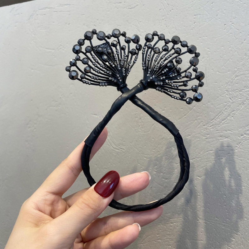 Băng Đô Cài Tóc Xoăn Dài Lấp Lánh Thời Trang Cho Nữ