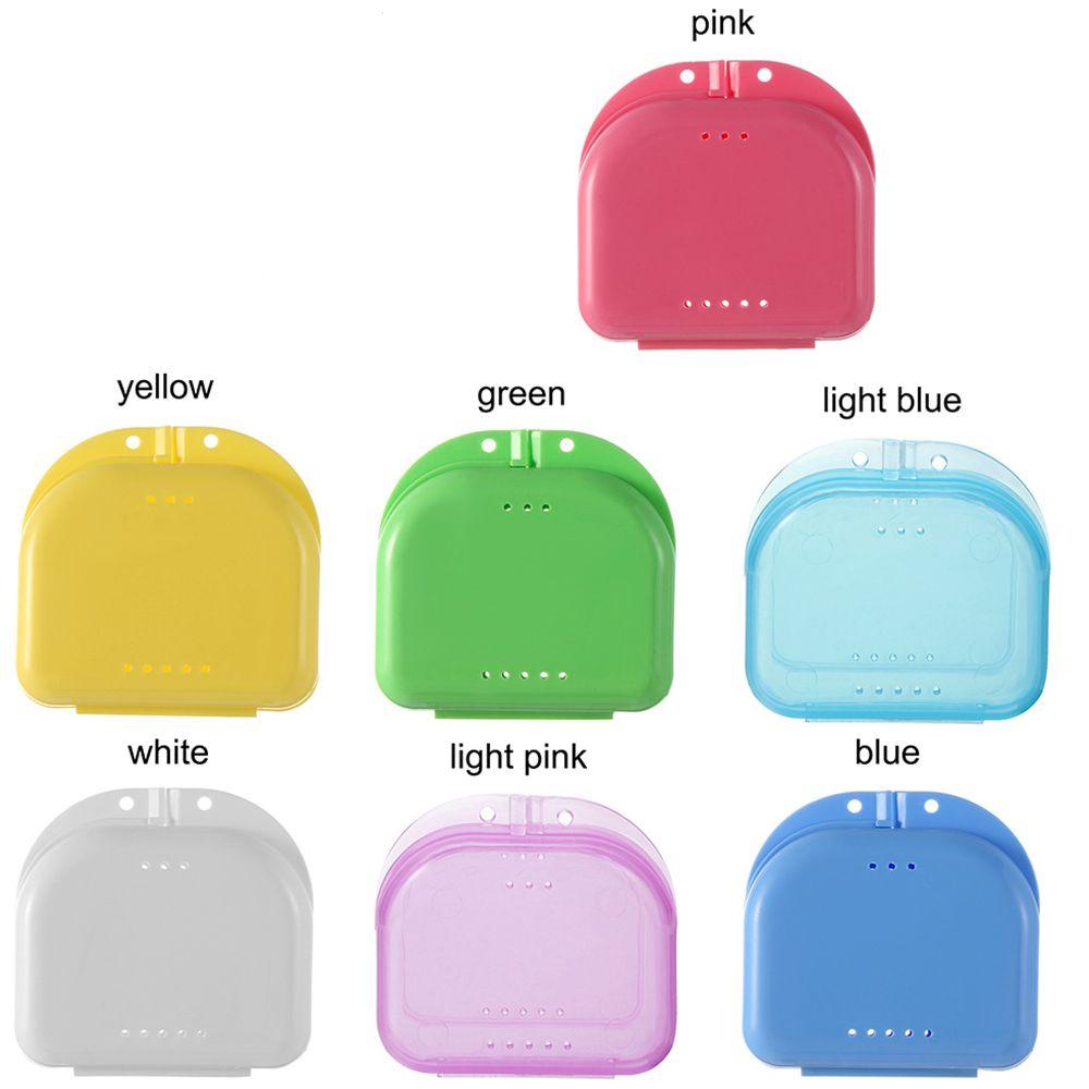 Hộp Đựng Răng Giả Mini Chỉnh Nha Bền Bỉ Tiện Dụng
