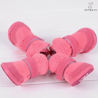 ( mới ) Giày lót lông giữ ấm cho thú cưng