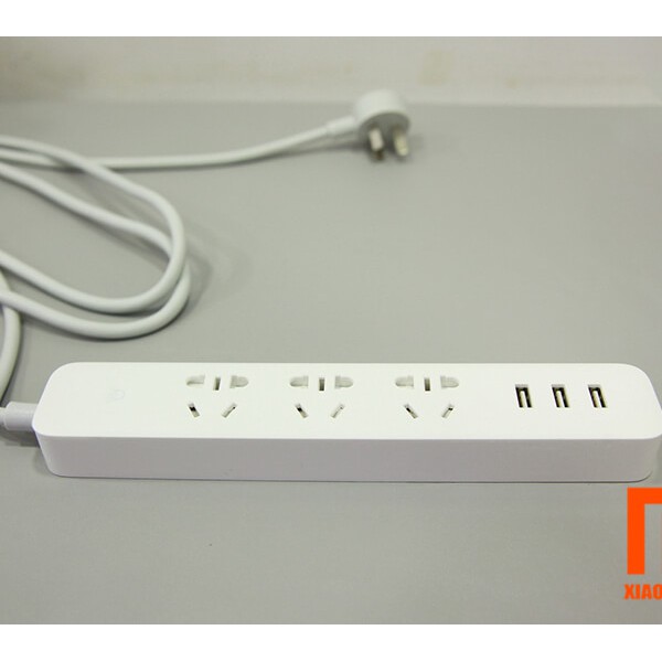 Ổ cắm điện Xiaomi Mi Power Strip 3 cổng  3 USB - ổ điện thông minh có ổn áp tự ngắt điện chống cháy nổ - vienthonghn